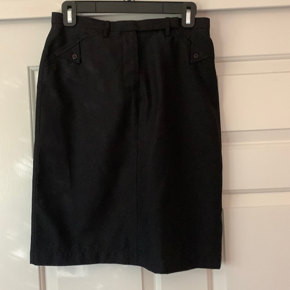 Christopher&Banks 😍🖤😍black pencil skirt with cute pocket details